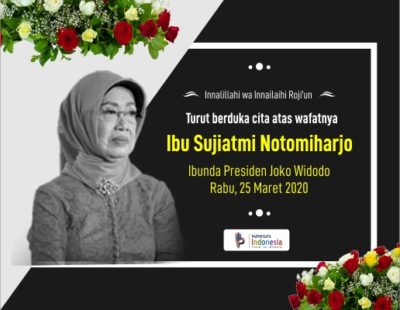 turut berduka cita atas wafatnya ibunda jokowi