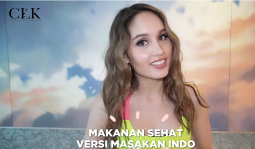 cinta laura buat nasi goreng kunyit foto-2