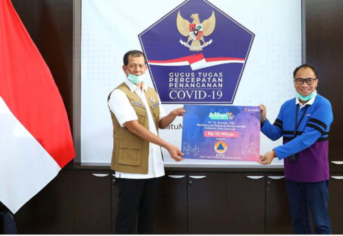 PT Xl Axiata Sumbangkan 10,8 Miliar dan APD