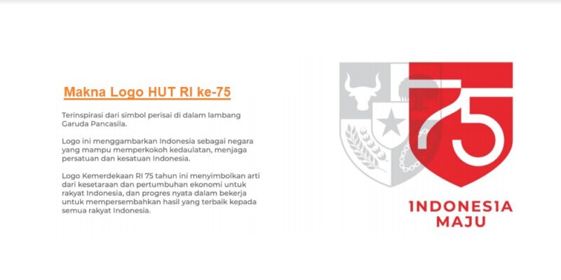 Makna Logo Hut RI 75