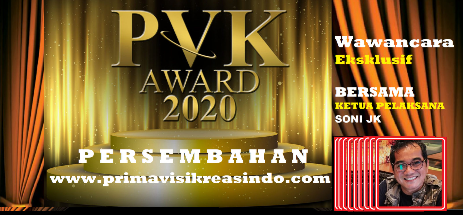 Aku bangga Anak Indonesia, Aku Cinta Indonesia, Berita Indonesia, Berita Pariwisata Indonesia, Media PVK Group, Pariwisata, PT Prima Visi Kreasindo, PT Prima Visi Kreasindo Mempersembahkan PVK Award 2020, PVK Award 2020, Situs Pariwisata Indonesia, Warta Wisata, Website Pariwisata, Website Pariwisata Indonesia, media jalan jalan