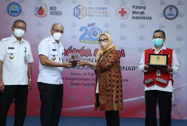 Pariwisata Indonesia, Sambut HUT Ke-20 BNN RI Gelar Kegiatan Donor Darah