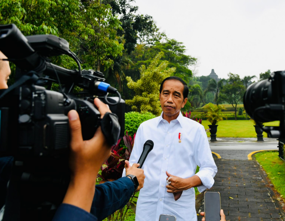 Pariwisata Indonesia, Foto Presiden Joko Widodo, Candi Borobudur