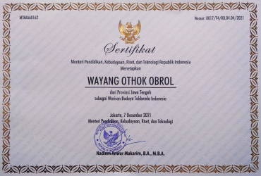 Pariwisata Indonesia, Tradisi Lisan Wayang Othok Obrol Wonosobo Ditetapkan Jadi WBTB Indonesia