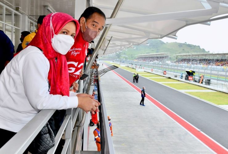 Pariwisata Indonesia, Presiden Jokowi dan Ibu Negara menyaksikan MotoGP Mandalika 2022
