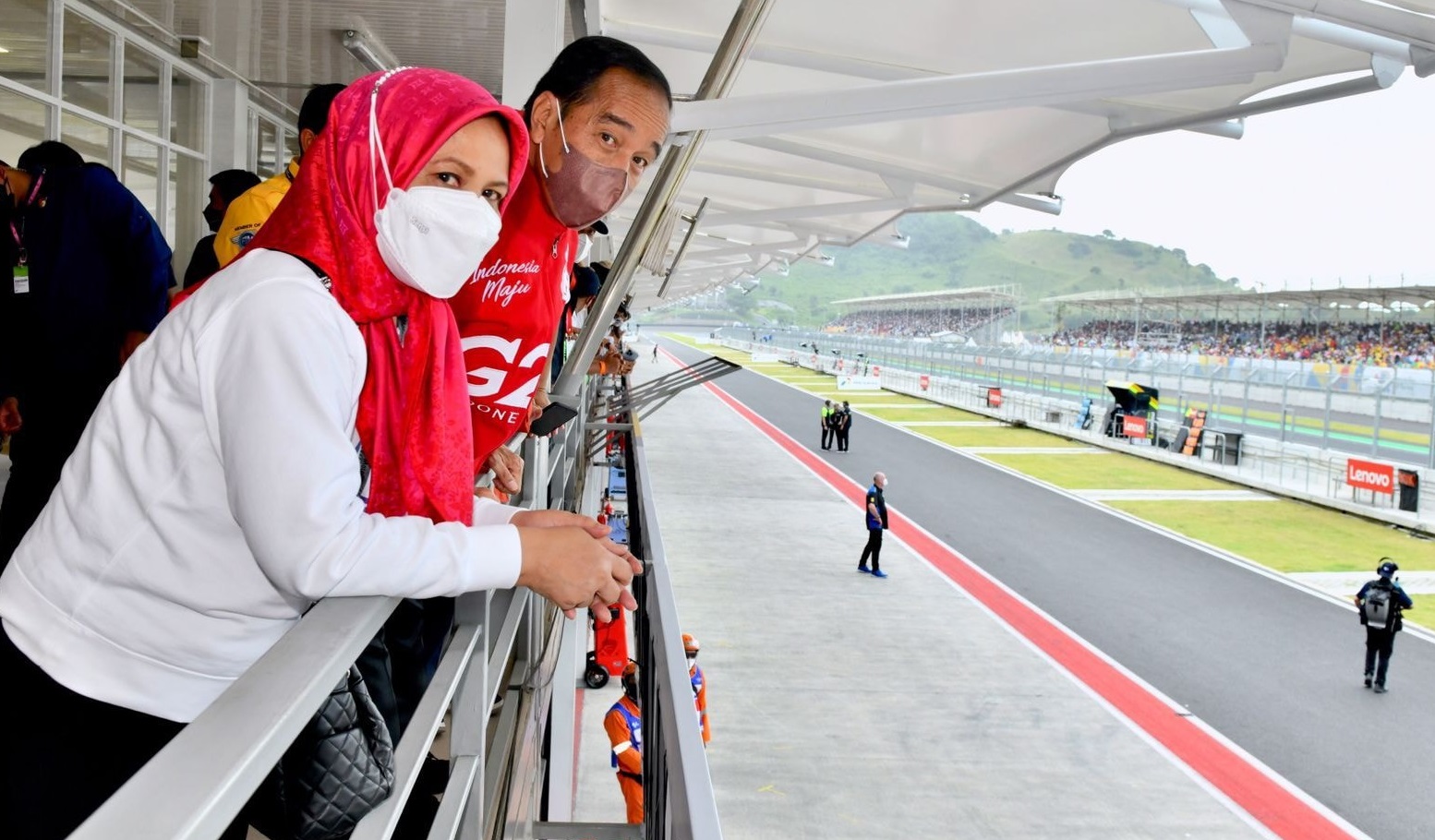 Pariwisata Indonesia, Presiden Jokowi dan Ibu Negara menyaksikan MotoGP Mandalika 2022