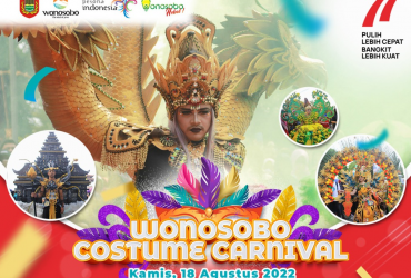 Pariwisata Indonesia, Wonosobo Costume Carnival 2022, Kepala Dinas Pariwisata dan Kebudayaan Kabupaten Wonosobo Agus Wibowo, Kabupaten Wonosobo ikut menyemarakkan peringatan Hari Ulang Tahun Ke-77 Kemerdekaan Republik Indonesia dengan menggelar Wonosobo Costume Carnival 2022, Jadwal pelaksanaan Wonosobo Costume Carnival dilangsungkan pada 18 Agustus 2022, Petunjuk teknis pelaksanaan Wonosobo Costume Carnival 2022, Pariwisata Wonosobo, Pariwisata Indonesia 2022, Media PVK Group, Pariwisata di Jawa Tengah, Trippers, Festival Kebudayaan