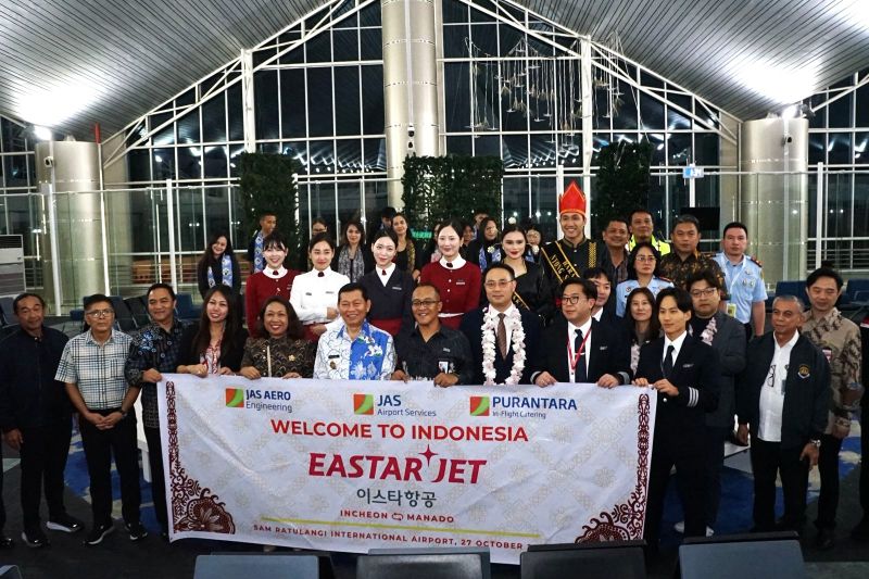 Maskapai Eastar Jet Buka Rute Penerbangan Incheon-Manado